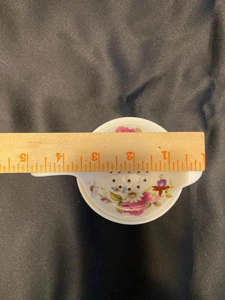 Allyn Nelson tea strainer and drip bowl set - image 1 of 5