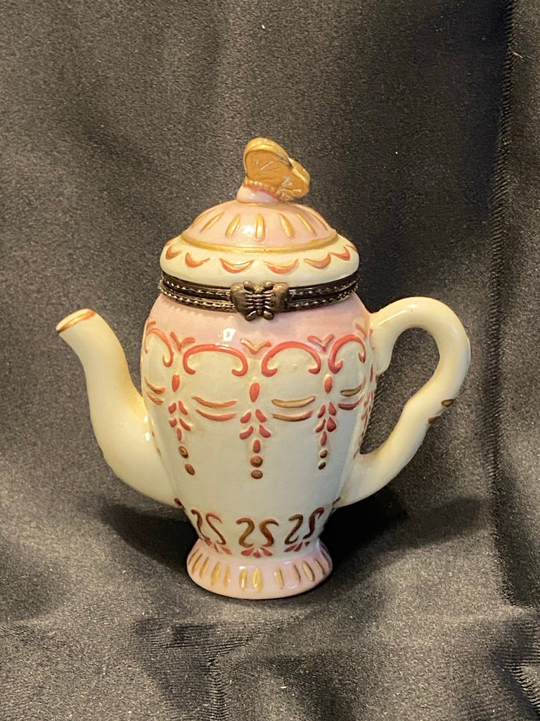Vintage Mini Ceramic Trinket Box - image 1 of 6