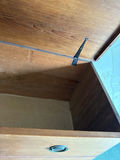 Wooden five-drawer dresser with metal pulls - thumbnail 3 of 5