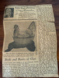 Hen on Nest in Frosted Glass - thumbnail 1 of 1