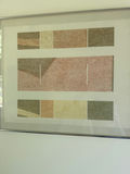 Framed abstract color-block artwork - thumbnail 1 of 1