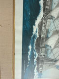 Framed sailing ship print - thumbnail 3 of 4