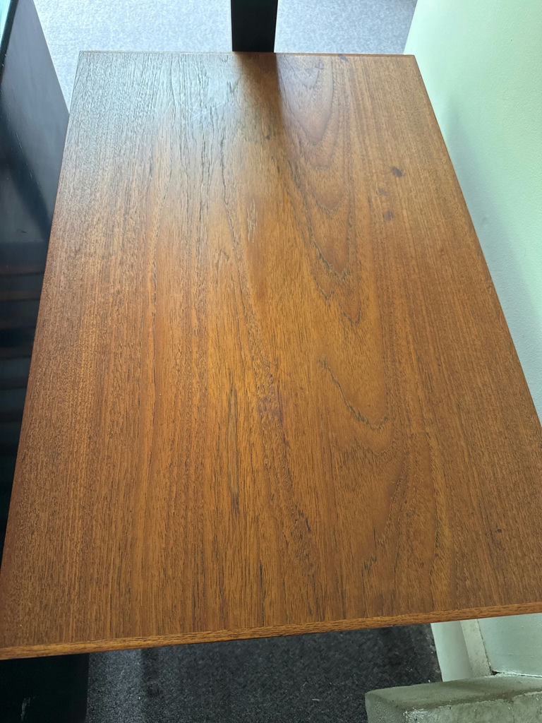 Wooden side table with drawer and lower shelf - image 2 of 3