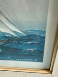 Framed sailing ship print - thumbnail 3 of 4