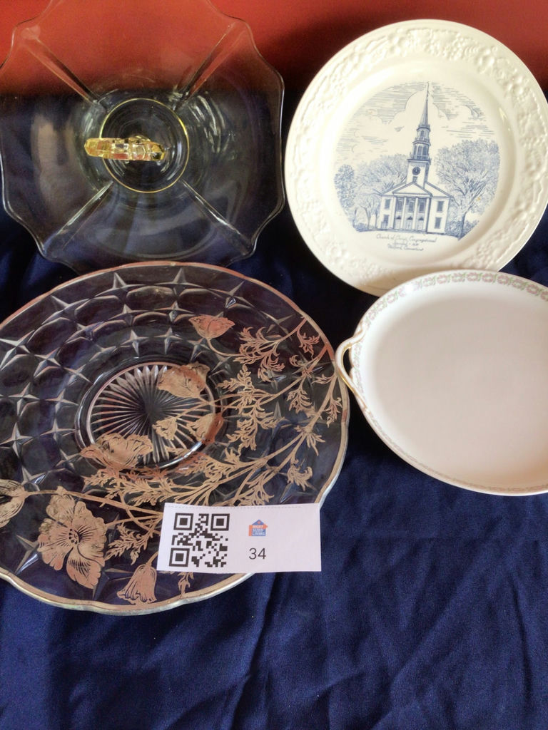 Assorted glassware and ceramic dinnerware set - image 4 of 8