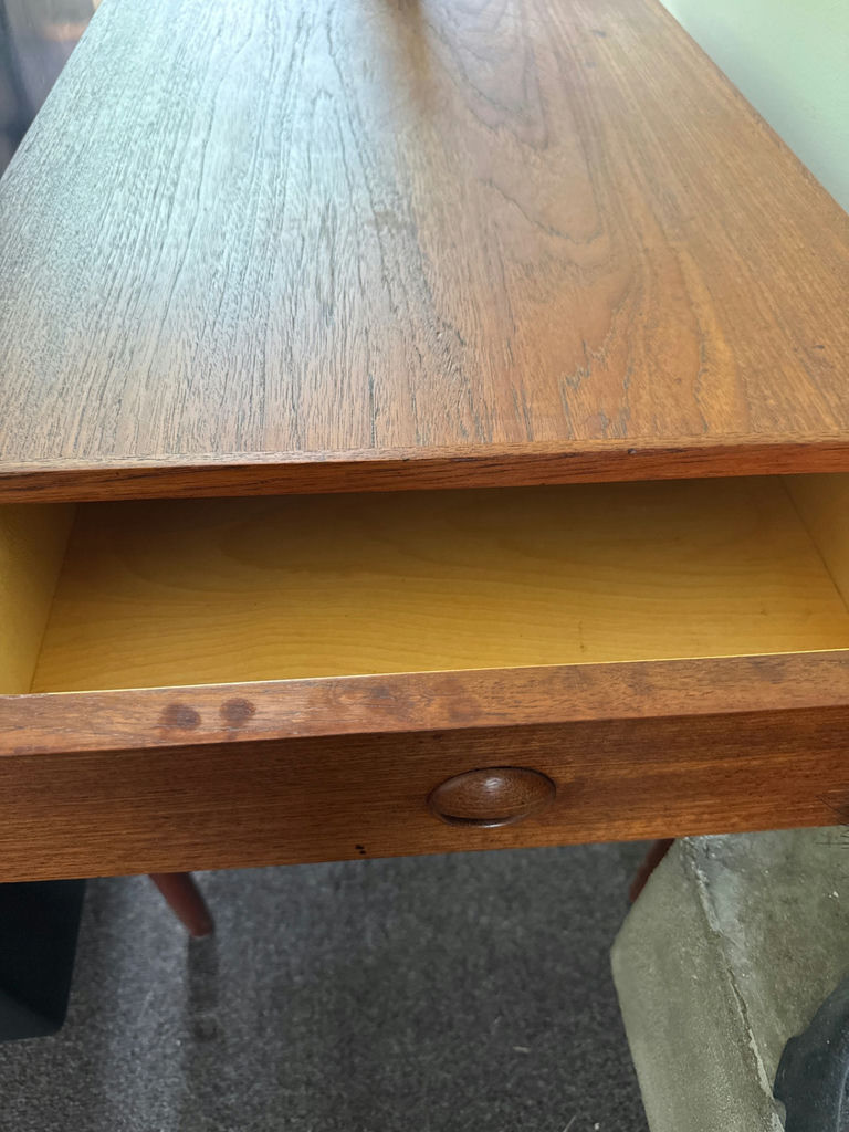 Wooden side table with drawer and lower shelf - image 3 of 3