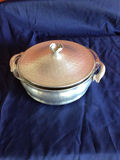 Hammered aluminum stock pot with glass lid - thumbnail 3 of 3