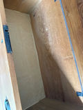 Wooden five-drawer dresser with metal pulls - thumbnail 4 of 5