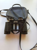 Compact binoculars with leather case - thumbnail 1 of 2