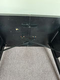 Two-leaf black lacquered folding table with gold trim - thumbnail 3 of 3