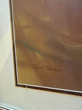 Framed abstract painting - thumbnail 2 of 2
