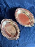 Set of Four Oval Silver-Plated Trays - thumbnail 2 of 4