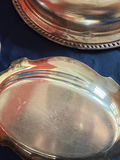 Set of Four Oval Silver-Plated Trays - thumbnail 4 of 4