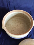 Hand-painted Italian ceramic set: five-cup ring warmer and rooster bowls - thumbnail 3 of 7