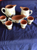 Ceramic pitcher set with serving bowl and egg cups - thumbnail 3 of 3