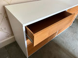 White and wood eight-drawer dresser - thumbnail 3 of 3