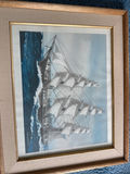 Framed sailing ship print - thumbnail 1 of 4