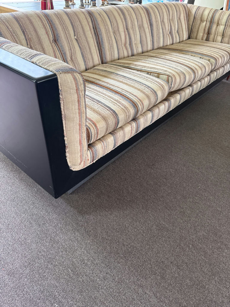 Mid modern Striped sofa  - image 3 of 4