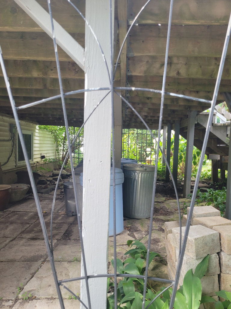 Black Metal Garden Trellis x2 - image 3 of 7