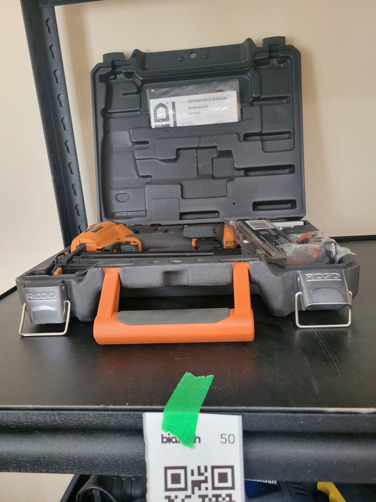 Ridgid Brad Nailer with Carrying Case - image 1 of 2