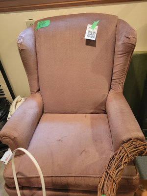 Upholstered Armchair - Image 1 of 2