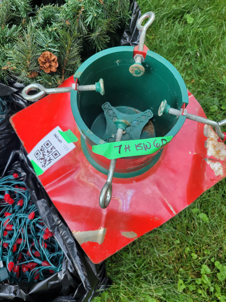 Christmas Tree Stand and Holiday Lights - image 2 of 2