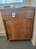 Wooden Dresser with Drawer and Brass Pulls - thumbnail 1 of 2