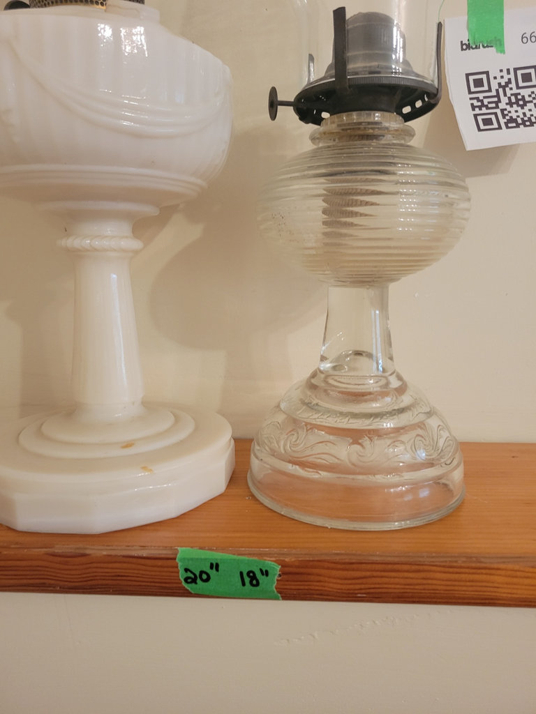 Two Decorative Oil Lamps - image 2 of 2