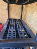 Black Plastic Five-Shelf Storage Unit - thumbnail 5 of 7