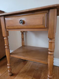 Wooden Side Table with Drawer and Shelf - thumbnail 6 of 9