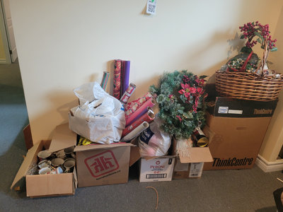 Christmas Decorations and Wrapping Paper - Image 1 of 2