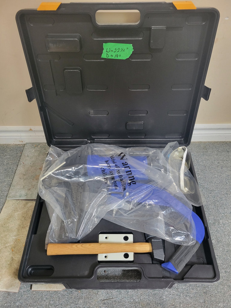 Manual Tile Cutter with Safety Glasses - image 2 of 2