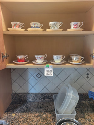 Set of Eight Royal Albert Bone China Teacups and Saucers - Image 1 of 3