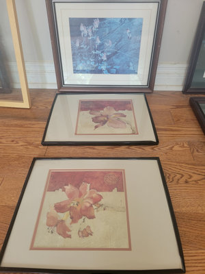 Framed Floral Artwork - Image 1 of 2
