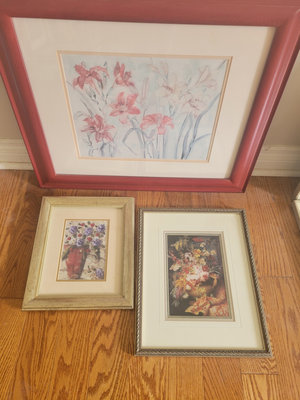 Three Framed Floral Paintings - Image 1 of 2