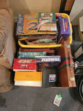 Box of Board Games and Kitchen Items - thumbnail 1 of 4