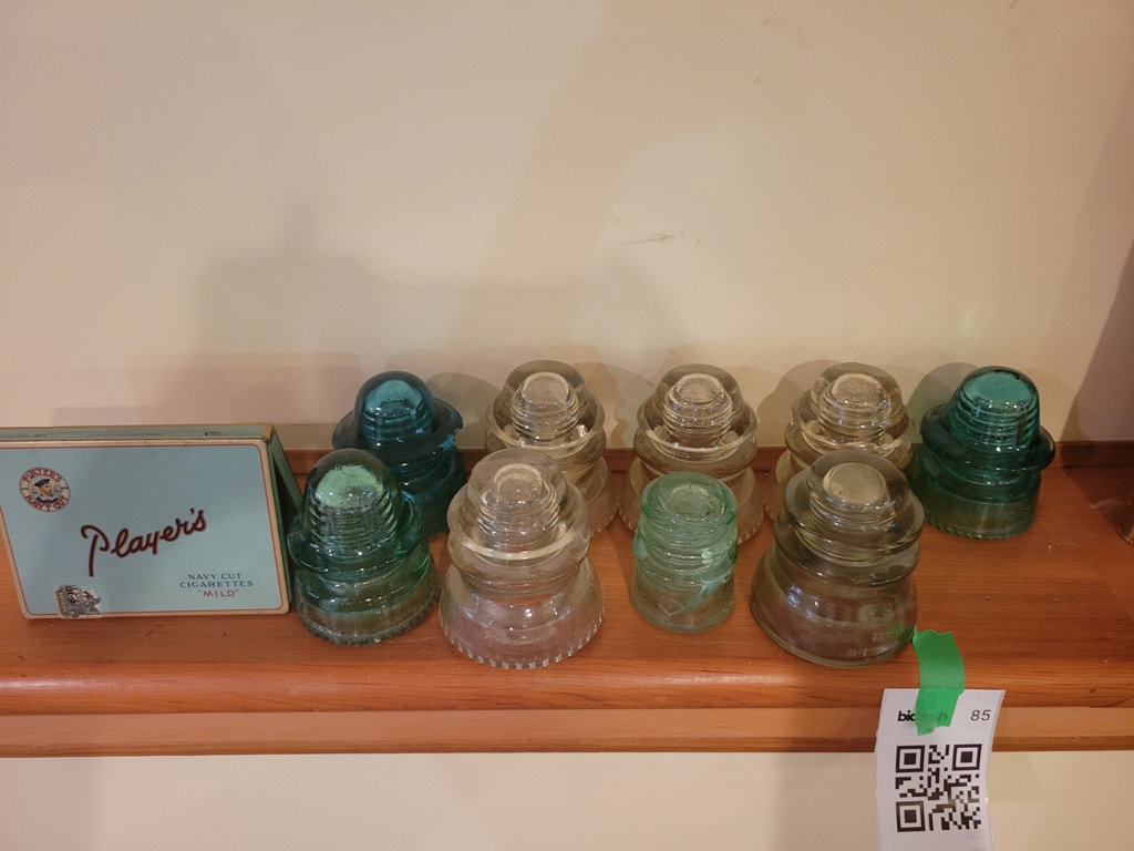 Glass Insulators and Cigarette Tin - image 2 of 2