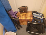 Outdoor Chairs, Picnic Basket, Coolers, and Storage Items - thumbnail 2 of 2