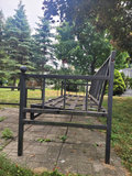 Metal Frame Couch  x2 with Glass Top Table  - thumbnail 12 of 14