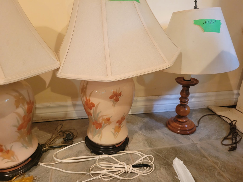 Table Lamps with Various Bases and Shades - image 3 of 4