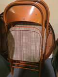 Round Folding Table and Four Chairs Set - thumbnail 1 of 2