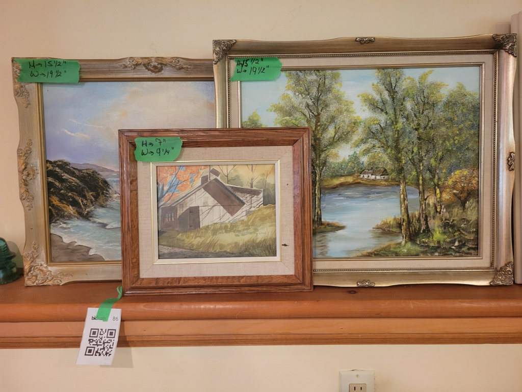 Three Framed Landscape Paintings - image 1 of 1