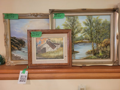 Three Framed Landscape Paintings - Image 1 of 1