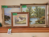 Three Framed Landscape Paintings - thumbnail 1 of 1