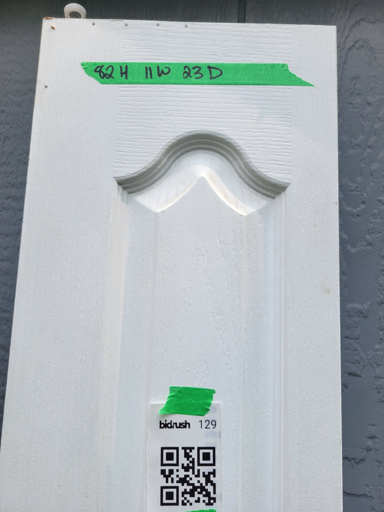 White Wooden Door Panel - image 2 of 2