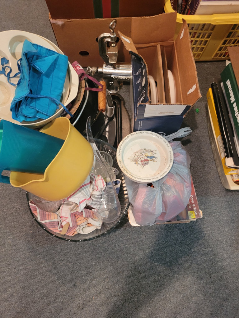 Box of Board Games and Kitchen Items - image 4 of 4