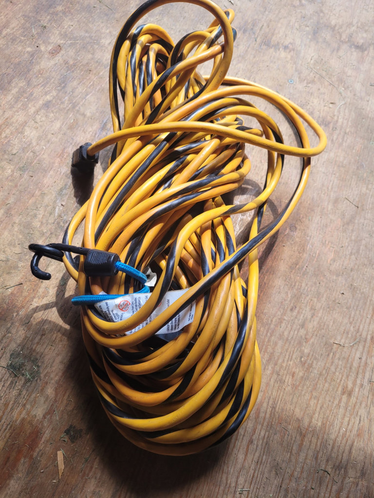Assorted Extension Cords and Electrical Cables - image 12 of 14