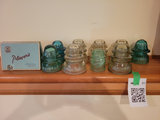 Glass Insulators and Cigarette Tin - thumbnail 1 of 2
