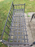 Metal Frame Couch  x2 with Glass Top Table  - thumbnail 11 of 14