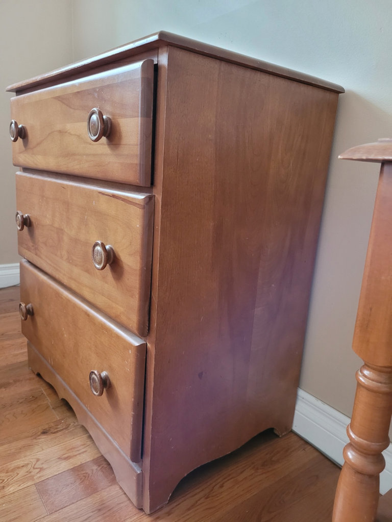 Wooden Three-Drawer Chest - image 1 of 8